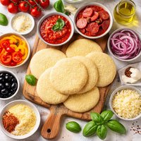 Cornmeal Mini Pizza Dough