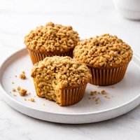 Cornmeal Molasses Crumb Muffins