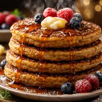 Cornmeal Molasses Pancakes