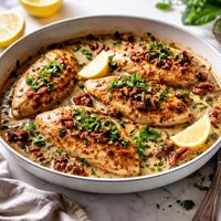 Corsican Chicken with Sun Dried Tomatoes