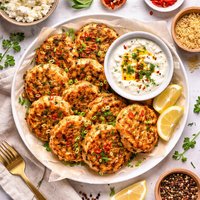 Cottage Cheese with Vermicelli Fritters