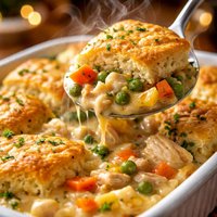 Country Chicken Biscuit Casserole
