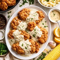Country Pan Fried Chicken and Gravy