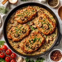 Country Pork Chops with Mushroom Gravy