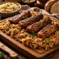 Country Ribs with Sauerkraut