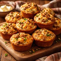Country Sausage and Cheese Muffins