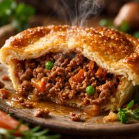 Country Style Ground Beef Meat Pie