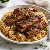 Country Style Ribs and Sauerkraut