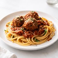 Country Style Spaghetti and Meatballs