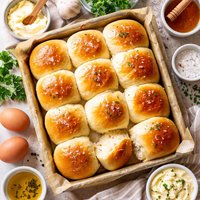 Country White Bread or Dinner Rolls Bread Machine
