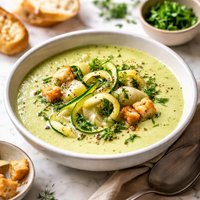 Courgette and Leek Soup