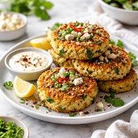 Couscous and Feta Cakes