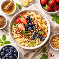 Couscous Flax Seed Porridge