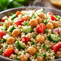 Couscous Garbanzo Salad