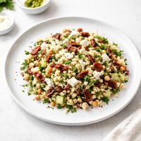 Couscous Salad with Feta Cheese and Sun Dried Tomatoes