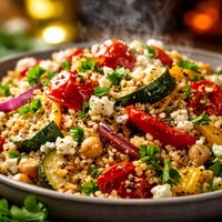 Couscous Salad with Roasted Vegetables