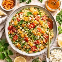 Couscous with Apricot Vinaigrette