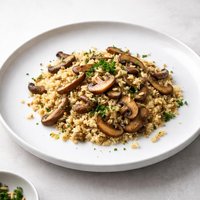 Couscous with Mushrooms
