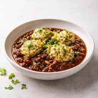 Cow Punching Chili and Dumplings