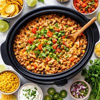 Cowboy Mexican Dip Crock Pot