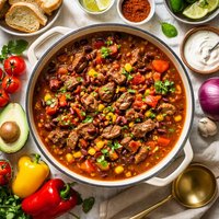 Cozy Steak Beans Soup