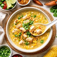 Crab and Corn Soup Hai Yung Suk Mai Gang