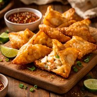 Crab and Cream Cheese Wontons Sweet
