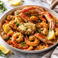 Crab and Shrimp Saute Louisiana Style