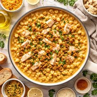 Crab Bisque Macaroni and Cheese