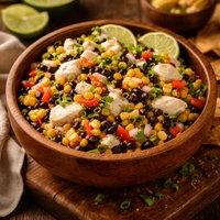 Crab Corn and Black Bean Salad