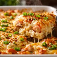 Crab Cream Cheese Breakfast Bake