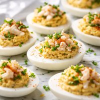 Crab Deviled Eggs