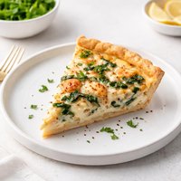 Crab Florentine Quiche