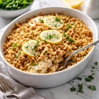Crab Haddock Bake