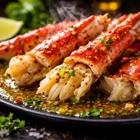 Crab Legs with Tequila Citrus Butter
