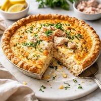Crab Meat and Swiss Cheese Quiche
