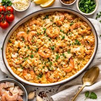 Crab Meat Shrimp Au Gratin