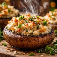 Crab Portabella Mushrooms