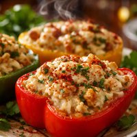 Crab Stuffed Bell Peppers
