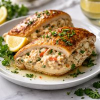 Crab Stuffed Chicken Low Carb
