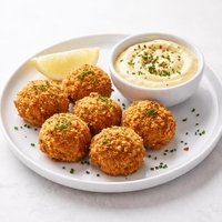 Crabby Croquettes with Curried Ricotta Dipping Sauce