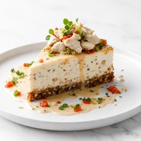 Crabmeat Cheesecake with Pecan Crust Creole