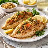 Crabmeat Stuffed Tilapia