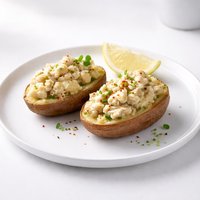 Crabmeat Topped Potatoes