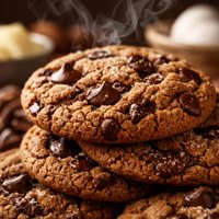 Cracked Chocolate Chipper Cookies