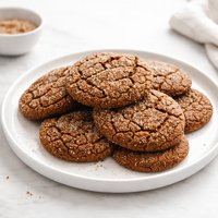 Crackle Top Molasses Cookies