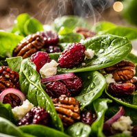 Craisin and Spinach Salad