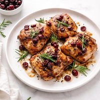 Cran Rosemary Grilled Chicken Thighs