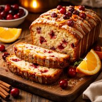Cranberries and Orange Loaf