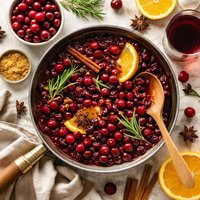 Cranberries in Red Wine